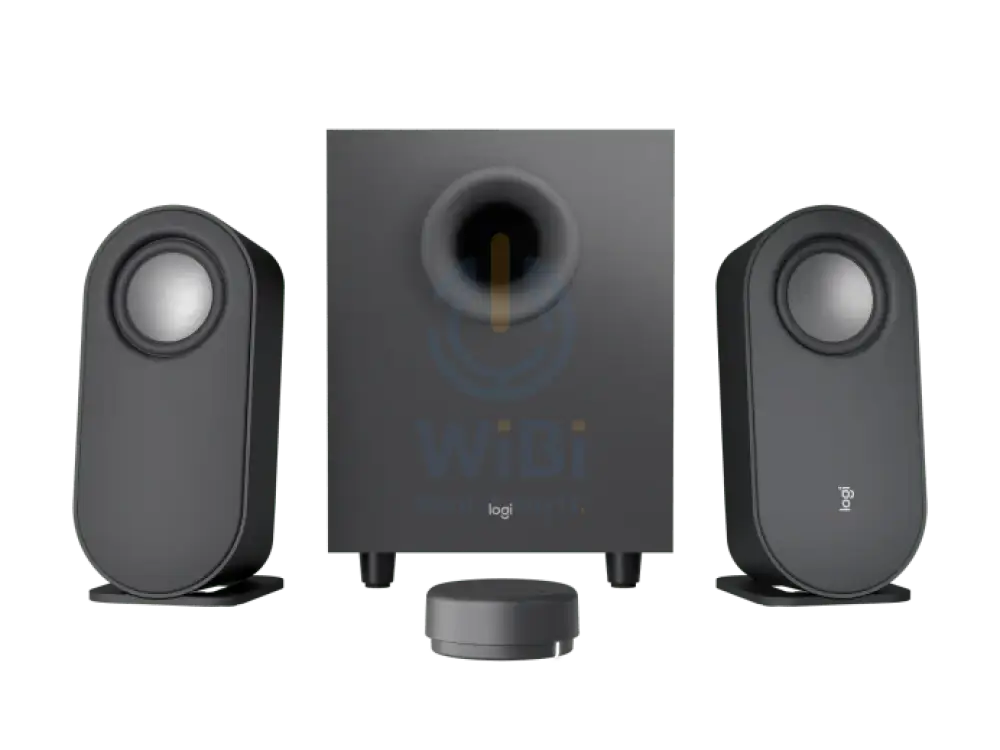 لوجيتيك Z407 بلوتوث مكبر الصوت (2.1) مع جهاز التحكم عن بعد - جرافيت اكسسوارات  الصوت > سماعات