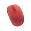 Microsoft Wireless Mobile Mouse - 2.40GHz / Up to 5m / Wireless / Red - Mouse