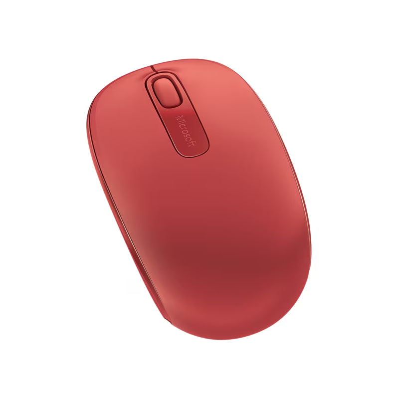 Microsoft Wireless Mobile Mouse - 2.40GHz / Up to 5m / Wireless / Red - Mouse