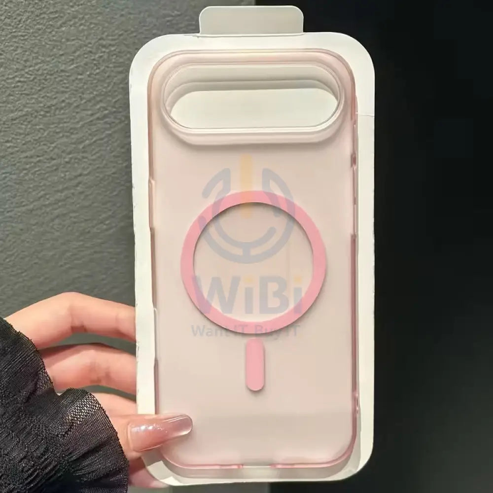 ماج سيف الهاتف المتجمد حافظة هاتف متجمد ايفون اير - اللون الوردي اكسسوارات > هواتف  تابلت  هواتف