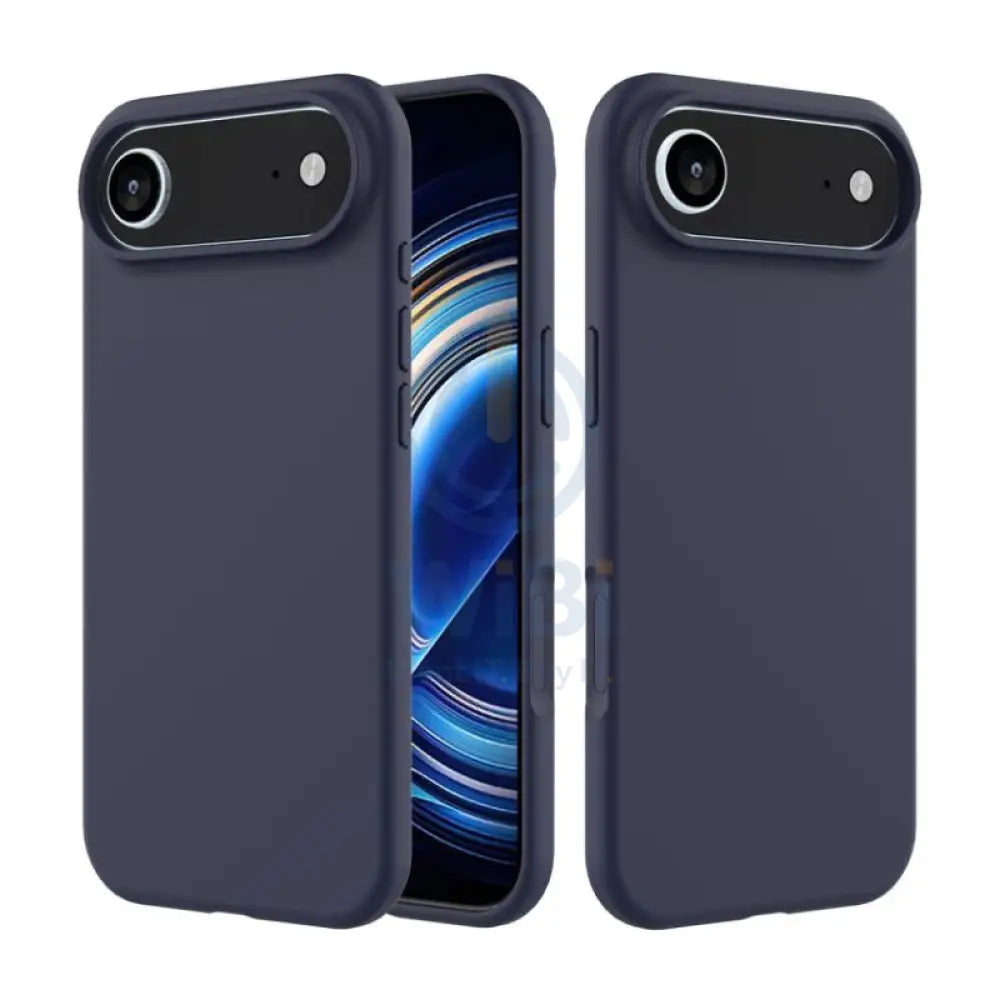MagSafe Magnetic Wireless Charging Luxury Liquid Silicone Case for iPhone Air - Dark Blue Accessories > Mobiles &