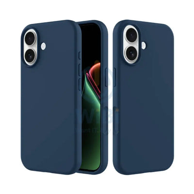 MagSafe Magnetic Wireless Charging Luxury Liquid Silicone Phone Case for iPhone 17 - Blue Accessories > Mobiles &