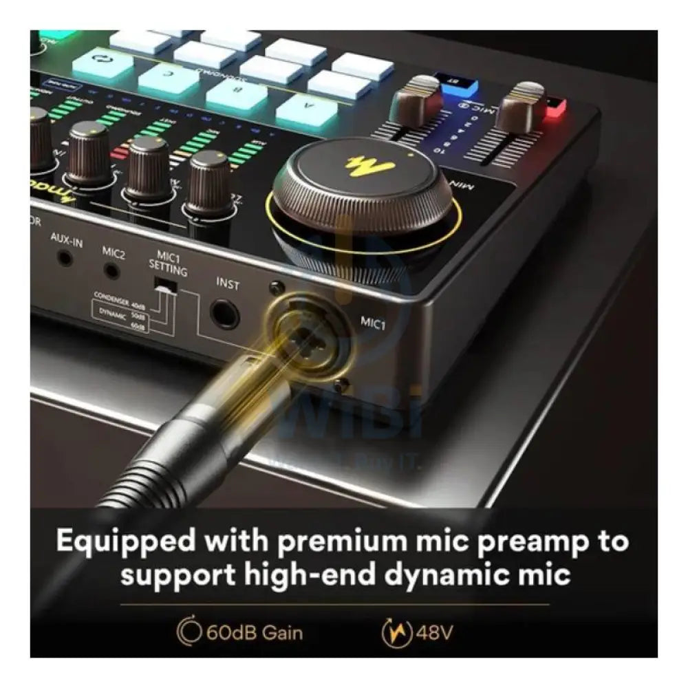 Maonocaster AME2 Audio Interface & Podcast Equipment - Black Accessories > Audio > Audio Mixer