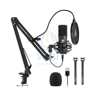 Maonocaster AU-A04 Professional Podcaster USB Microphone - Black Accessories > Audio > Microphone