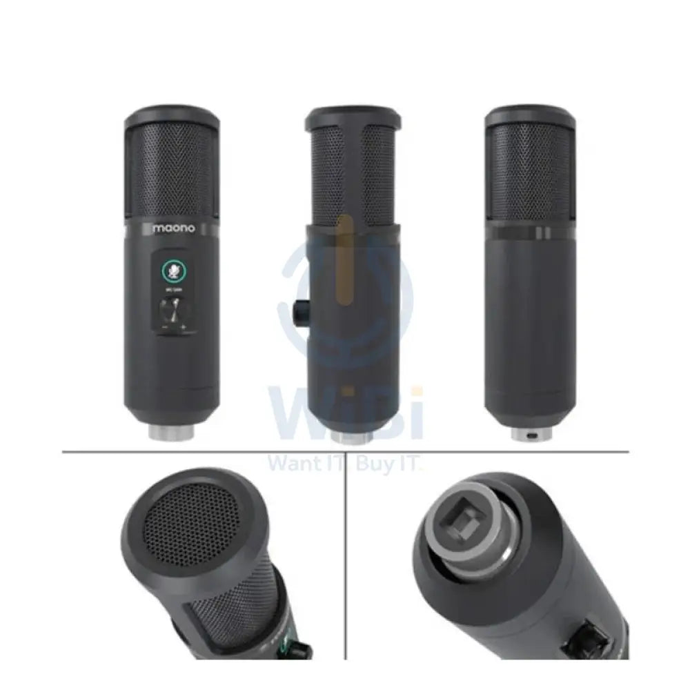 Maonocaster AU-PM421 USB Microphone Kit With One-Touch Mute - Black Accessories > Audio > Microphone