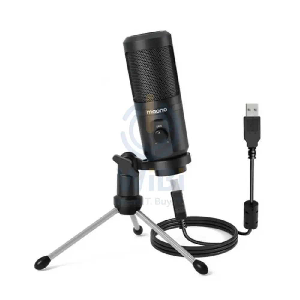 Maonocaster AU-PM461TR USB Gaming Microphone with Mic Gain - Black Accessories > Audio > Microphone