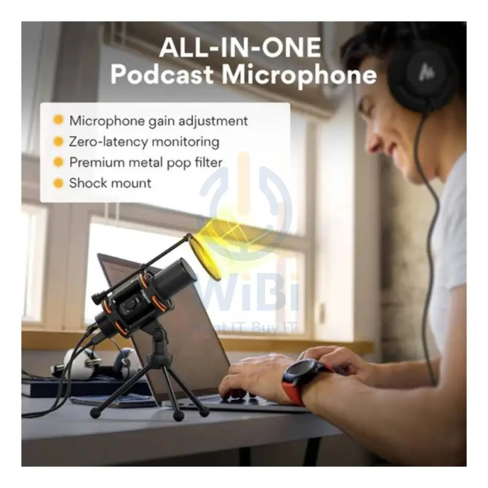Maonocaster AU-PM471TS Studio Bundle USB PC Microphone - Black Accessories > Audio > Microphone