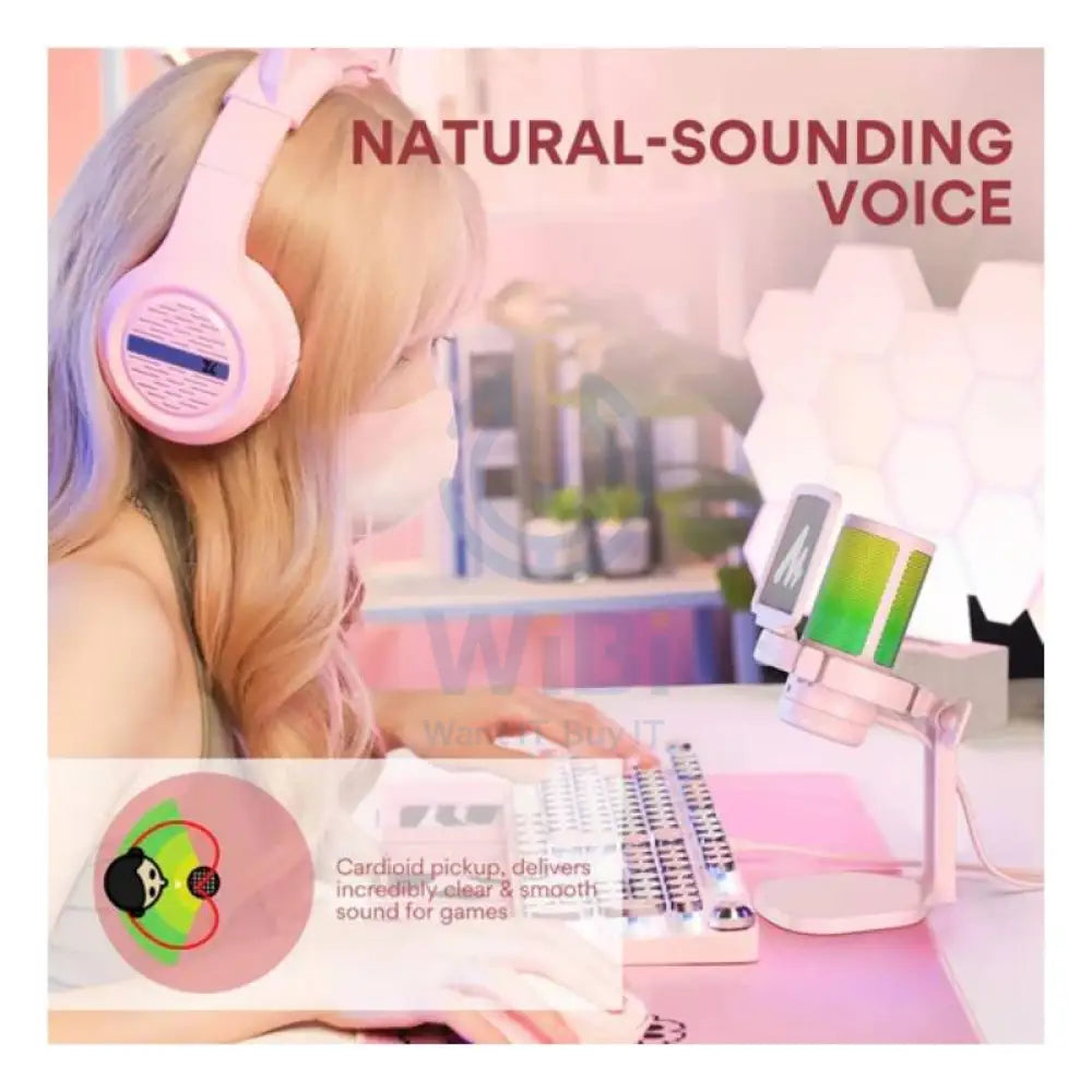 Maonocaster DGM20 GamerWave USB Gaming Microphone - Pink Accessories > Audio > Microphone