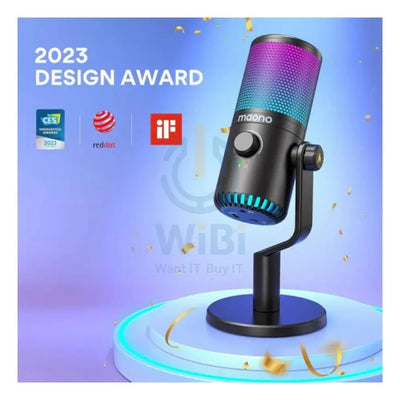 Maonocaster DM30 RGB USB Programmable Gaming Microphone for PC - Black Accessories > Audio > Microphone