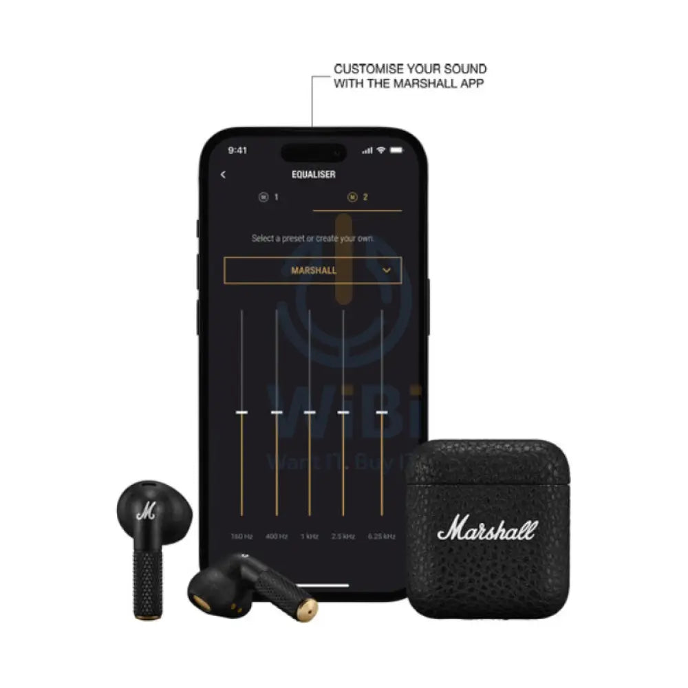 Marshall Minor IV True Wireless Earbuds - Black Accessories > Audio > Headphones