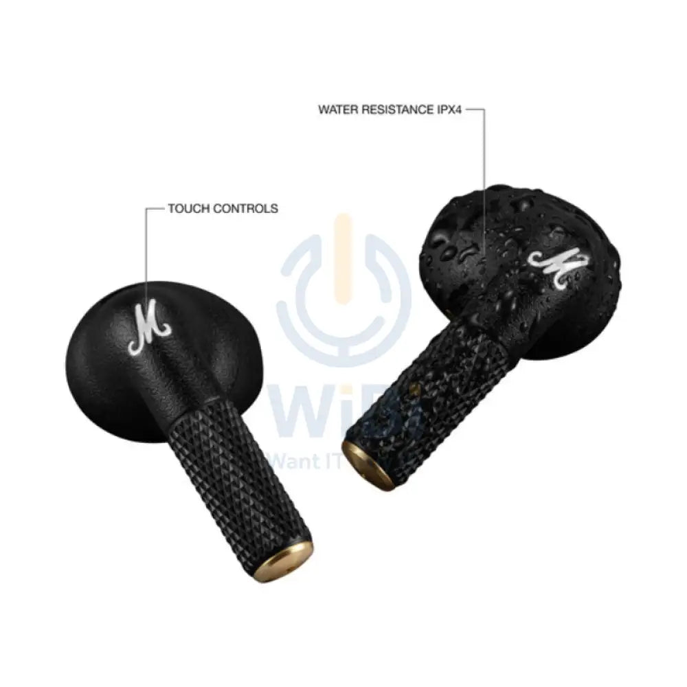 Marshall Minor IV True Wireless Earbuds - Black Accessories > Audio > Headphones