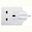 Masterplug SS-MP Single Socket Trailing Socket - 13 Amp / White Accessories > Power > Power Protection > Surge Protector