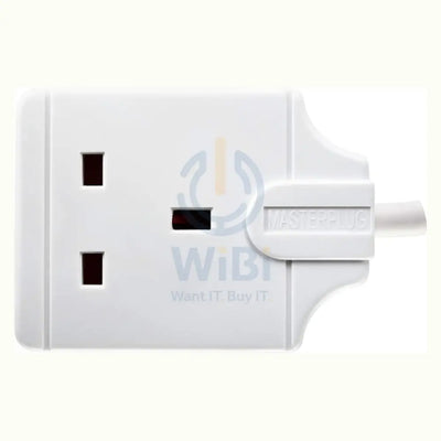 Masterplug SS-MP Single Socket Trailing Socket - 13 Amp / White Accessories > Power > Power Protection > Surge Protector