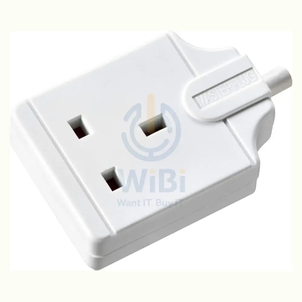 Masterplug SS-MP Single Socket Trailing Socket - 13 Amp / White Accessories > Power > Power Protection > Surge Protector