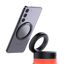 Ringo Insulated Water Bottle With Phone Holder - 950ml / Black