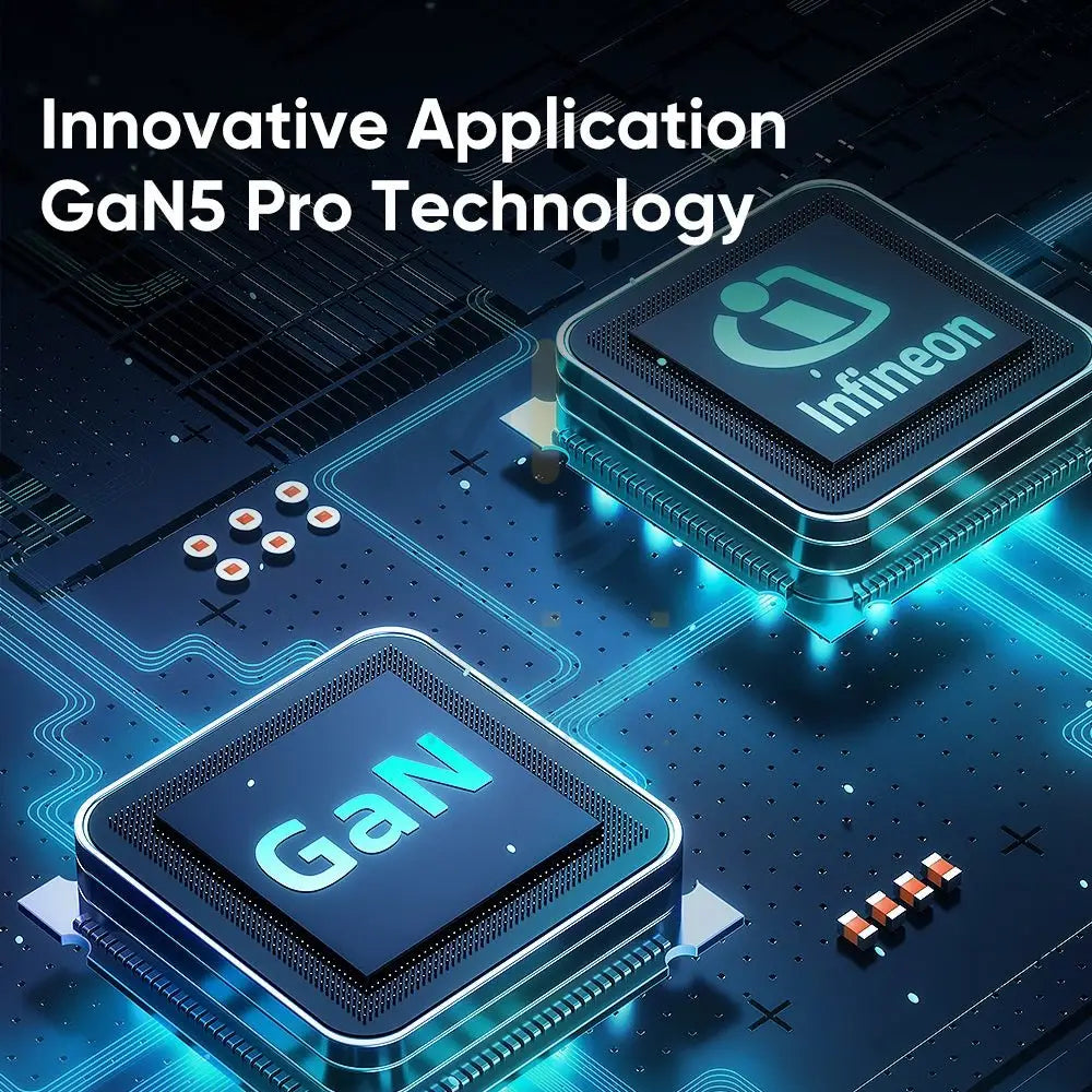 ماكدودو 140 واط غان 5 برو مزدوج تايب-سي  يو اس بي سريع شاحن - تش-2901 اكسسوارات > طاقة محولات