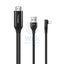 Mcdodo 90 Degree 4K HD Adapter TV Cable - USB / Lightning / HDMI / 2 Meter / Black Accessories > Cables & Converters >
