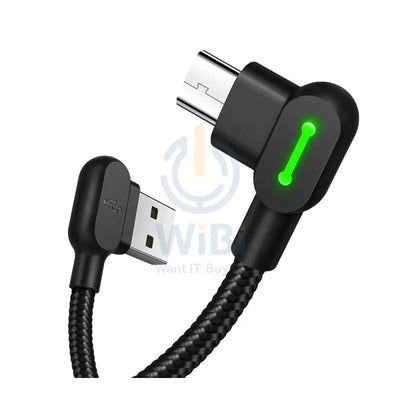 Mcdodo 90 Degree Light Cable - 1.8 Meters / Micro-USB / Black