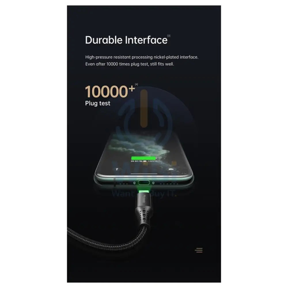 Mcdodo Auto Power Off Data Cable - Lightning / 1.2 Meters / Black