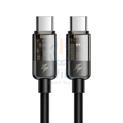 Mcdodo Auto Power Off PD 100W Type-c to Type-c Cable 1.2m Accessories > Cables & Converters
