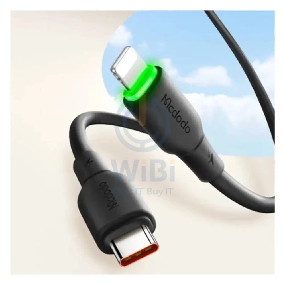 Mcdodo CA-476 Fast Charging Data Cable - Type-C / Lightning / 36W / 1.2 Meter / Black Accessories > Cables & Converters
