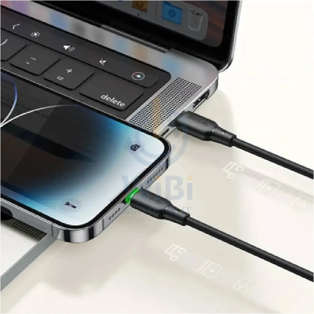 Mcdodo CA-476 Fast Charging Data Cable - Type-C / Lightning / 36W / 1.2 Meter / Black Accessories > Cables & Converters