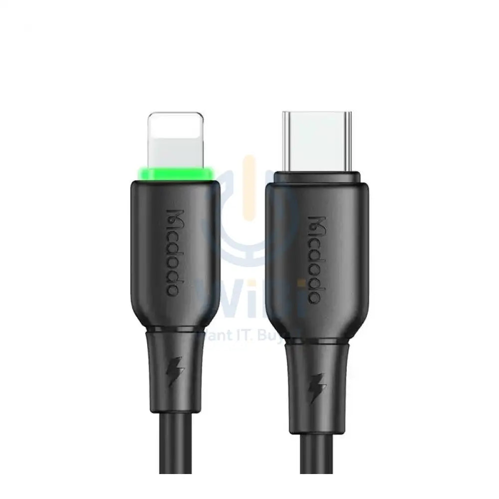 Mcdodo CA-476 Fast Charging Data Cable - Type-C / Lightning / 36W / 1.2 Meter / Black Accessories > Cables & Converters