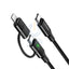 MCDODO CA-7120 Fast Charge Data Cable - 2 IN 1 PD Lightning / Type-C / 1.2 Meter / 60W / Black Accessories > Cables &