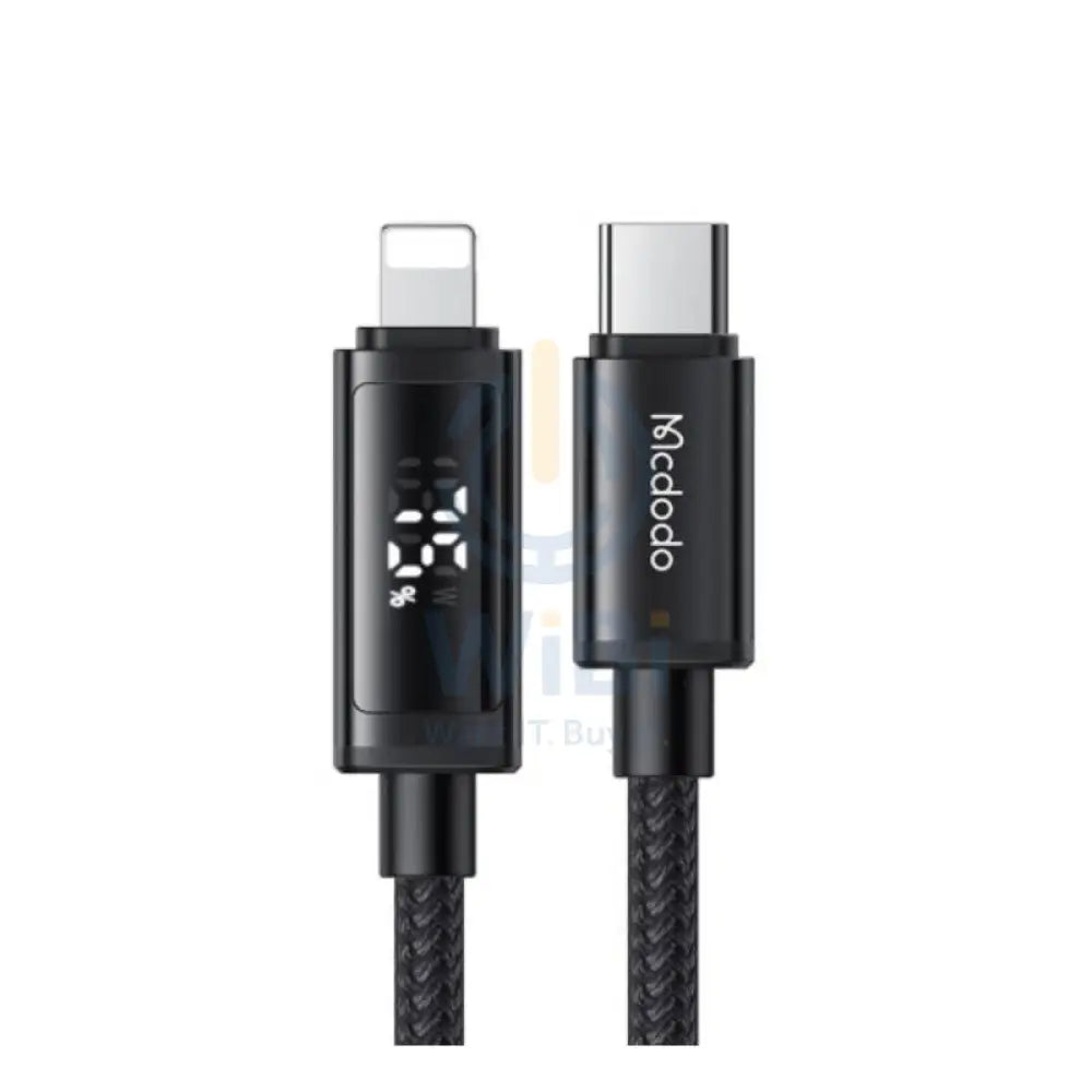 Mcdodo CA-7990 Fast Charging Data Cable - Type-C / Lightning / 36W / 1.2 Meter / Black Accessories > Cables &