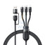 Mcdodo Ca-8800 Multifunction Data Cable - 2 In 3 PD USB-C / USB-A / Lightning / 1.2 Meters / Black Accessories > Cables