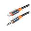 Mcdodo Castle Series AUX Jack Coil Cable - 1.8 Meters / Lightning to 3.5mm / Black