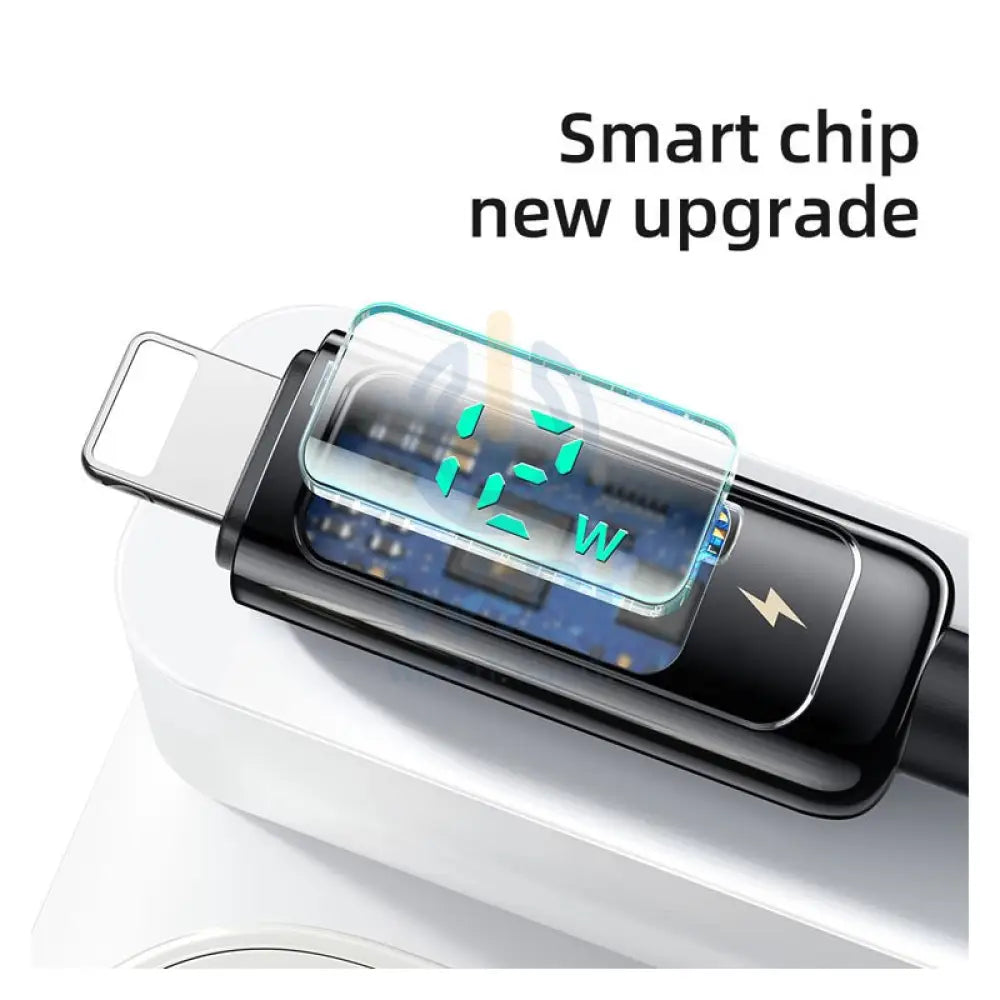 Mcdodo Digital Pro Fast Charge Data Cable - 1.2 Meters / Lightning / Black