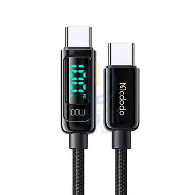 Mcdodo Digital Pro USB-C to USB-C Fast Charging Cable - 1.2m / 100W / Black