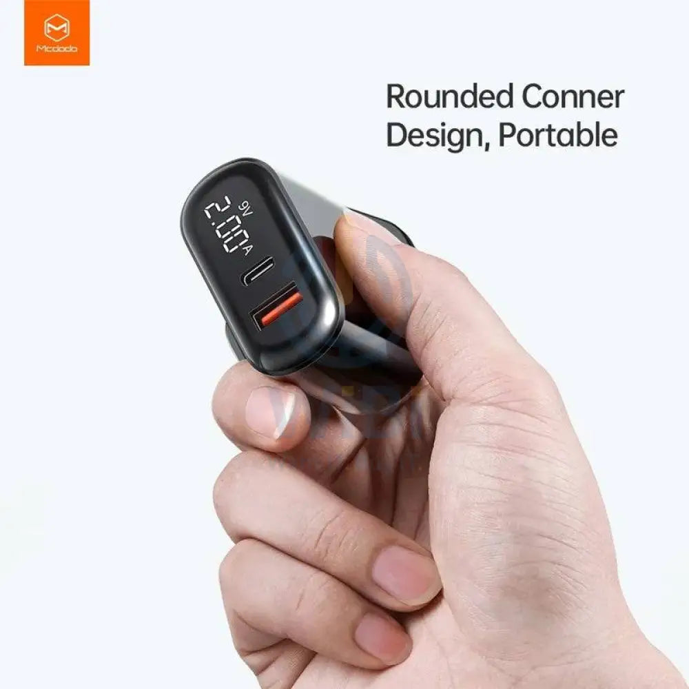 Mcdodo PD + QC Fast Charging Adapter With Type C To Lightning PD Cable - 20W / Black