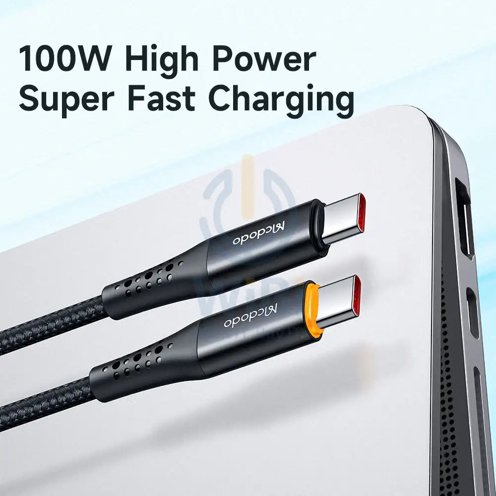 Mcdodo Type-C To Type-C Cable - 1.2M / 100W / Black Accessories > Cables & Converters > Cables