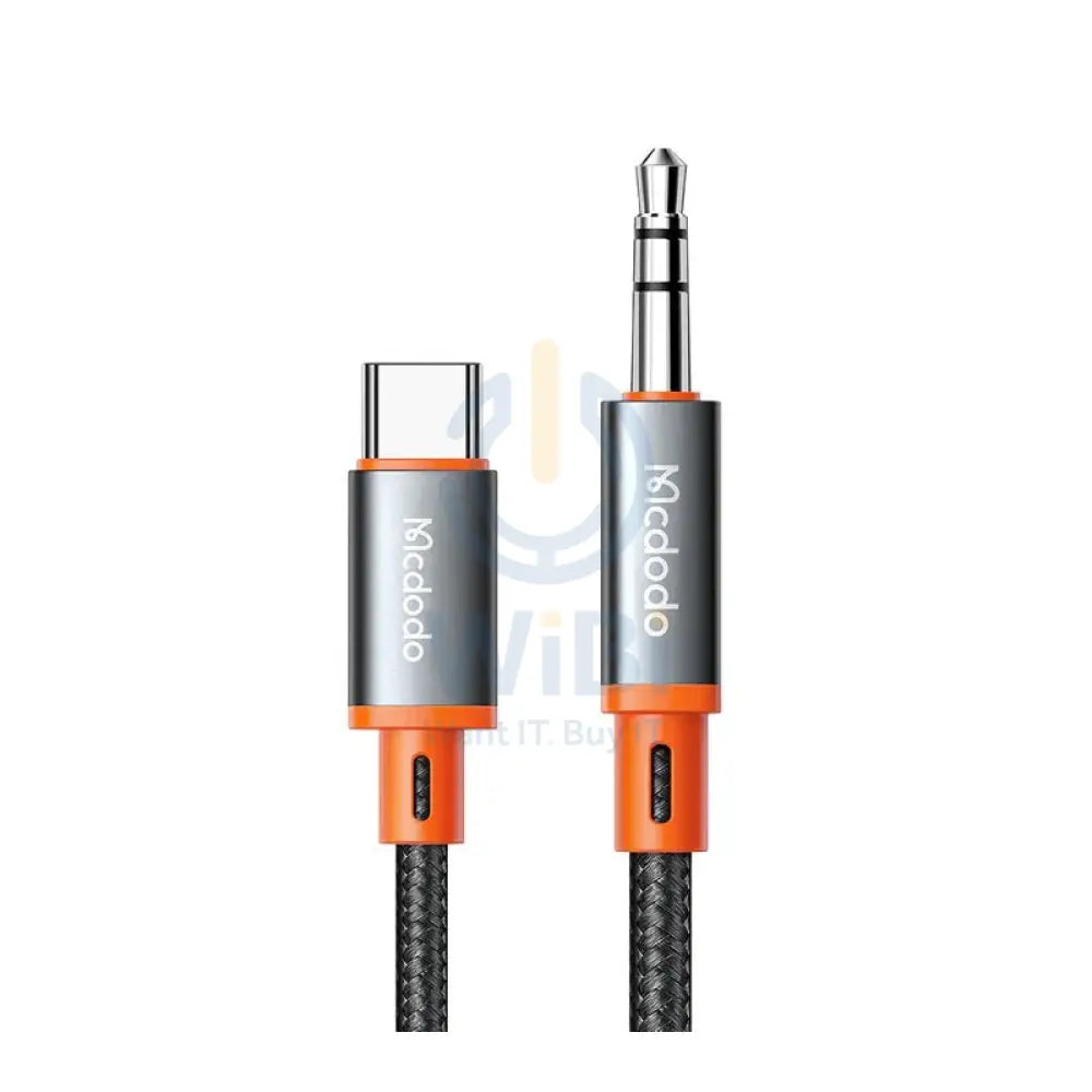 Mcdodo USB-C to 3.5mm AUX Jack Cable - USB-C to 3.5mm / 1.2 Meters / Black