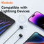 Mcdodo Wired Earphone Lightning for iPhone Mic Music Control 1.2m - Black Accessories > Audio > Headphones