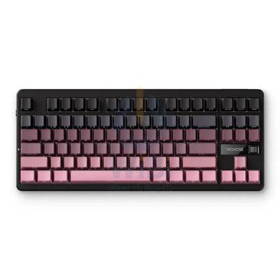 MCHOSE G87 Wireless Mechanical Keyboard - 10,000mAh / Wireless - Black Pink Accessories > Keyboard & Mouse