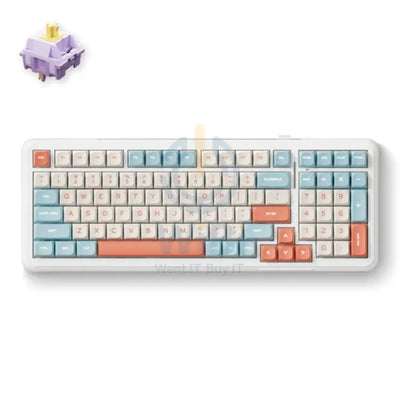 MCHOSE K99 Wireless Gasket Mount Mechanical Keyboard - 6000mAh / Wireless - Horizon Orange Accessories > Keyboard &
