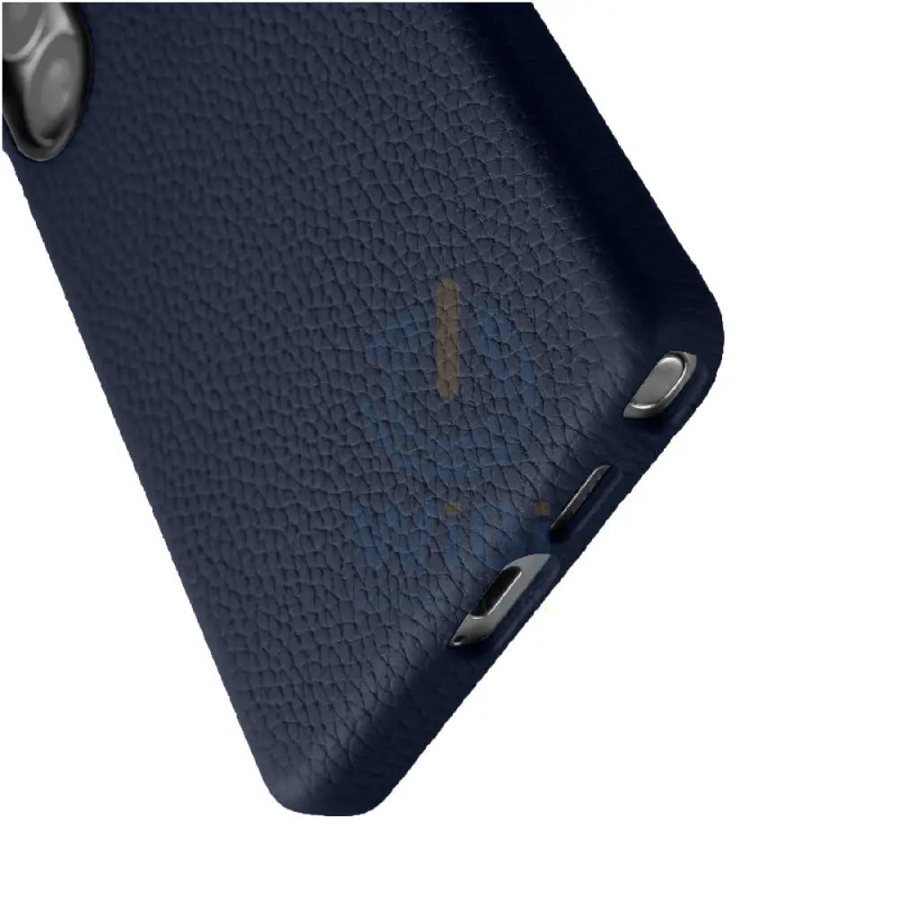 Melkco Origin Series Premium Leather Regal Snap MagSafe Cover - Samsung Galaxy S25 Ultra / Dark Blue Accessories >