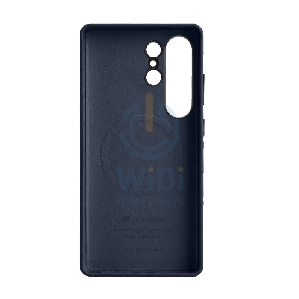 Melkco Origin Series Premium Leather Regal Snap MagSafe Cover - Samsung Galaxy S25 Ultra / Dark Blue Accessories >