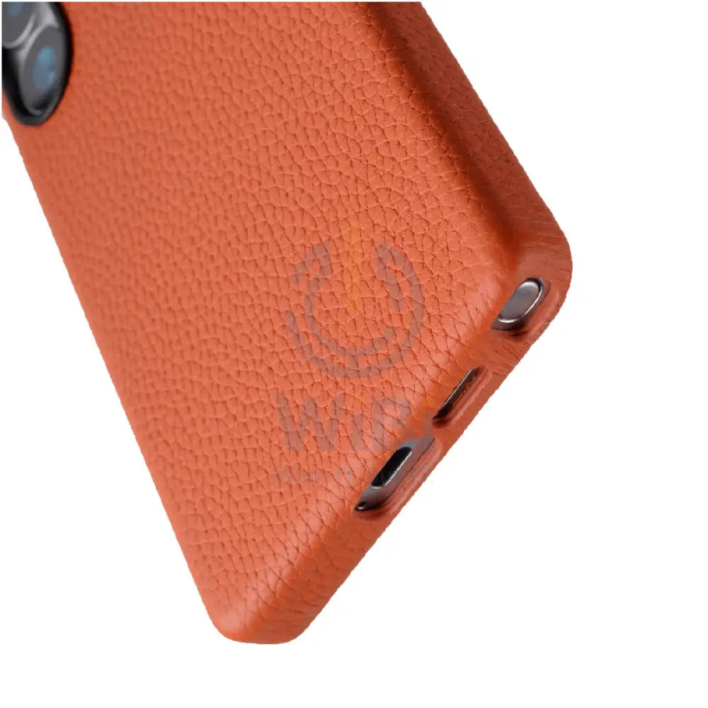Melkco Origin Series Premium Leather Regal Snap MagSafe Cover - Samsung Galaxy S25 Ultra / Orange Accessories > Mobiles