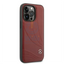 Mercedes-Benz iPhone 14 Pro Genuine Leather Case With New WaveIII Pattern - Red Accessories > Mobiles & Tablets >