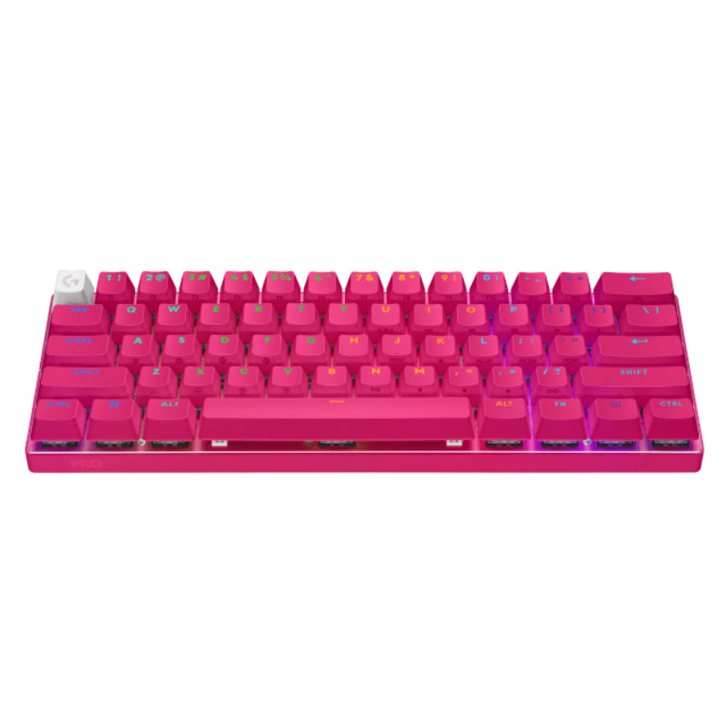 Logitech PRO X 60 LIGHTSPEED Wireless Gaming Keyboard - Magenta