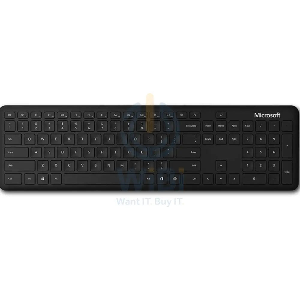 Microsoft Holgate Bluetooth Keyboard - 2.40GHz / Up to 10m / Bluetooth / Black - Keyboard Accessories > Keyboard & Mouse