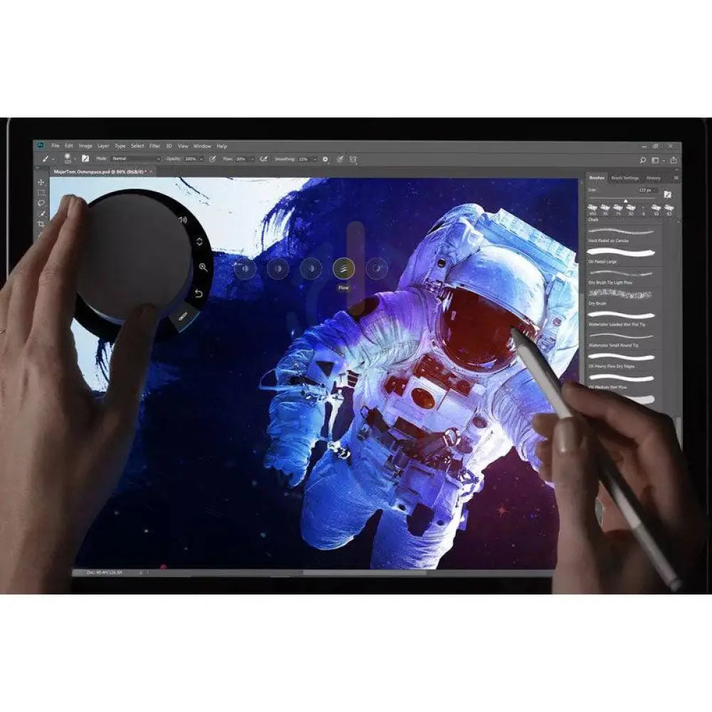 Microsoft Surface Dial - 2.40GHz / Bluetooth / Up to 2m / Wireless / Magnesium - Cables & Peripherals