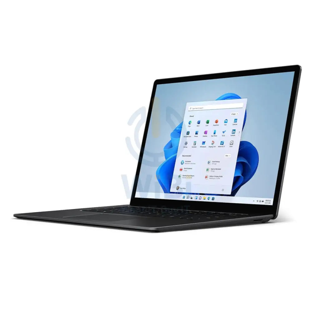مايكروسوفت لابتوباتسيرفس لابتوب 5 - 15.0'' إم تي / آي 7 / 8 جيجابايت / 512 جيجابايت إس إس دي / ويندوز 11 برو / عربي / الإنجليزية / أسود لابتوبات معدنية