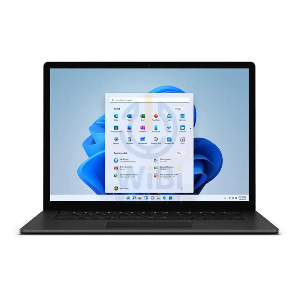 مايكروسوفت لابتوباتسيرفس لابتوب 5 - 15.0'' إم تي / آي 7 / 8 جيجابايت / 512 جيجابايت إس إس دي / ويندوز 11 برو / عربي / الإنجليزية / أسود لابتوبات معدنية