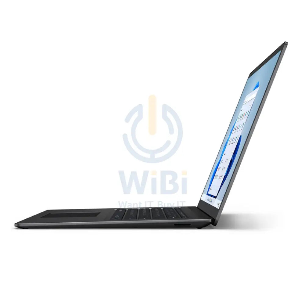 مايكروسوفت لابتوباتسيرفس لابتوب 5 - 15.0'' إم تي / آي 7 / 8 جيجابايت / 512 جيجابايت إس إس دي / ويندوز 11 برو / عربي / الإنجليزية / أسود لابتوبات معدنية