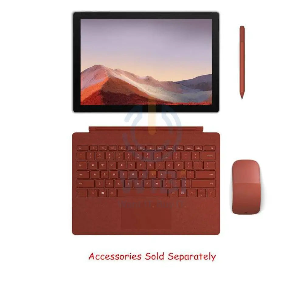 مايكروسوفت سيرفس برو - 12.3 بوصة إم تي  آي 7  16 جيجابايت  256 جيجابايت إس إس دي  ويندوز 10 برو  ضمان سنة  بلاتينيوم  لابتوب  اكسسوارات